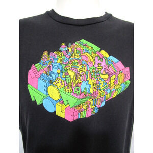 Meow Wolf Black T Shirt Adult Sz L